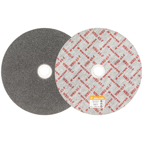 Blendex U Finishing Wheel, 6" Dia., 6SF Grit, Silicon Carbide We Share Industrial Supply