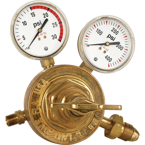 Heavy-Duty Single Stage Regulator, Acetylene, CGA510 Inlet We Share Industrial Supply