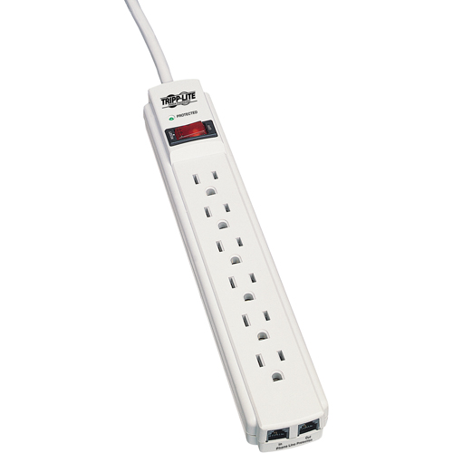 Protect-It Surge Suppressors, 6 Outlets, 720 J, 1800 W, 4' Cord We Share Industrial Supply