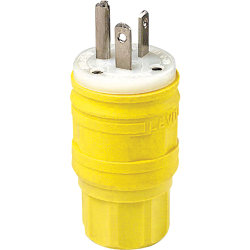 Pris &agrave; lames droites &eacute;tanche Wetguard, Plastique, 20 A, 250 V We Share Industrial Supply