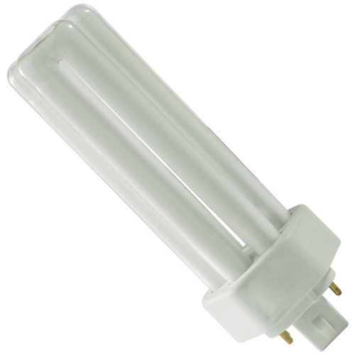 Compact Fluorescent Lamps, T4, 32 W, 4100 K, GX24Q-3 Base, 12000 hrs. We Share Industrial Supply
