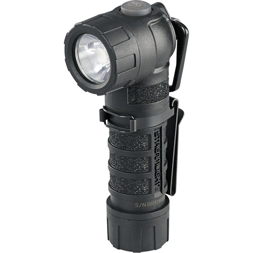 Lampe de poche &agrave; angle droit PolyTac 90 X, DEL, Piles CR123A, Polym&egrave;re We Share Industrial Supply