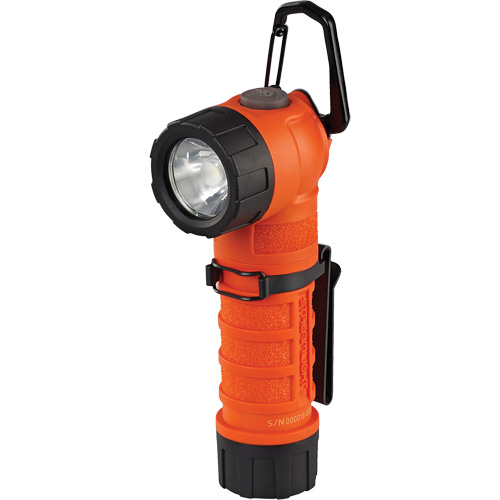 Lampe de poche &agrave; angle droit PolyTac 90 X, DEL, Piles CR123A, Polym&egrave;re We Share Industrial Supply