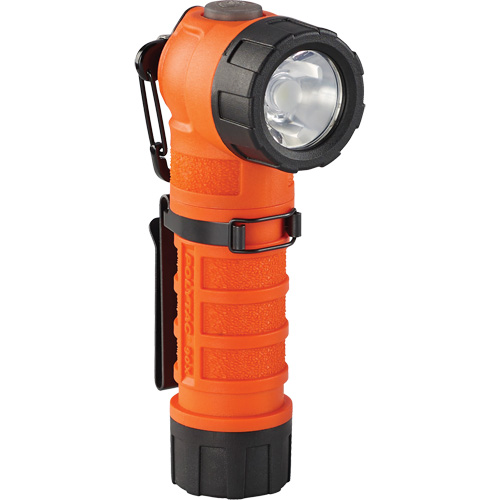 Lampe de poche &agrave; angle droit PolyTac 90 X, DEL, Piles CR123A, Polym&egrave;re We Share Industrial Supply