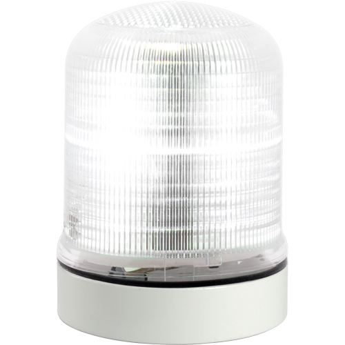 Streamline&reg; Modular Multifunctional LED Beacons, Continuous/Flashing/Rotating, Clear We Share Industrial Supply