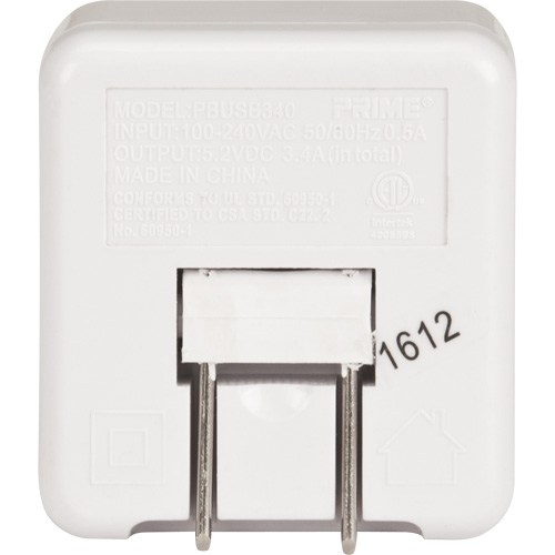 Chargeur USB Prime haute vitesse We Share Industrial Supply