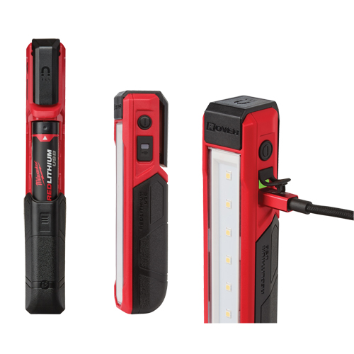 Projecteur de poche USB Rover, DEL, 445 lumens, 2 hres de fonctionnement, Bloc-pile Rechargeable, Plastique We Share Industrial Supply