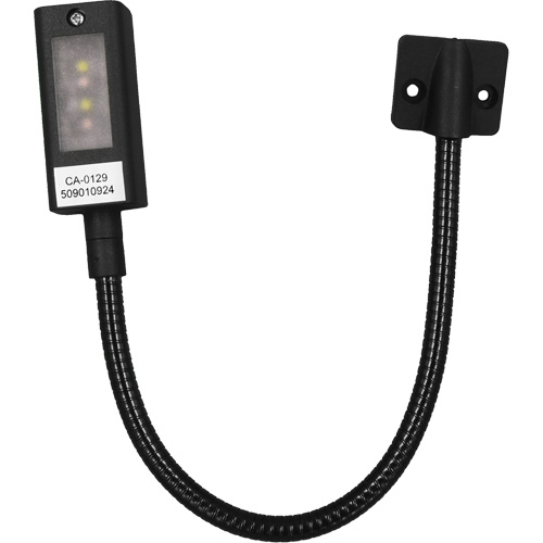 LED Gooseneck Maplight, 1 W, LED, 12" Neck, Black We Share Industrial Supply