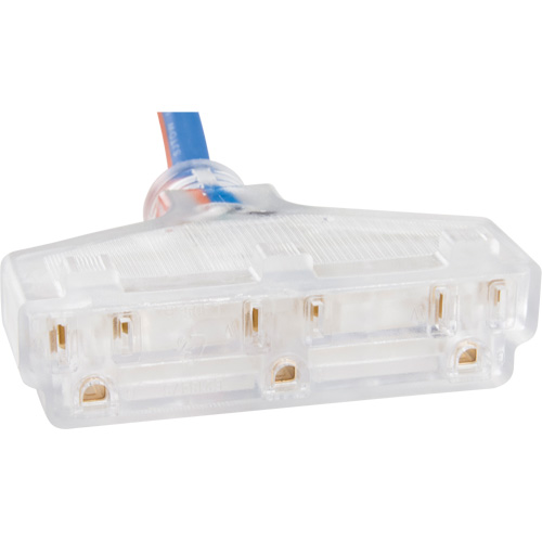 TPE-Rubber Extension Cord with Light Indicator, All-Weather, SJEOW, 12/3 AWG, 15 A, 3 Outlet(s), 25' We Share Industrial Supply