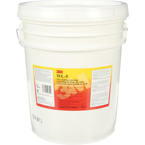 Lubrifiant pour tirage de c&acirc;bles, Seau We Share Industrial Supply