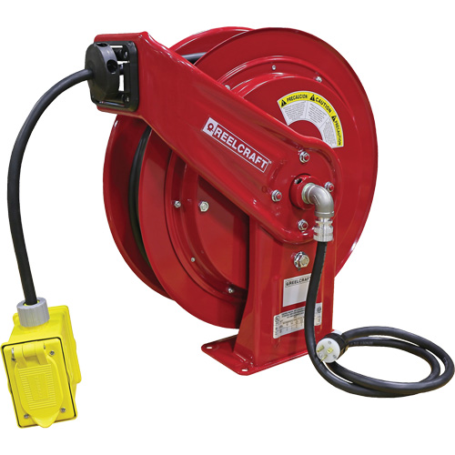 70000 Power Cord Reel, 100', SEOOW, 12 Gauge, 20 A We Share Industrial Supply