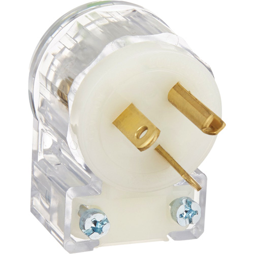 Prise de rallonge &agrave; angle de qualit&eacute; hospitali&egrave;re, Nylon, 20 A, 250 V We Share Industrial Supply