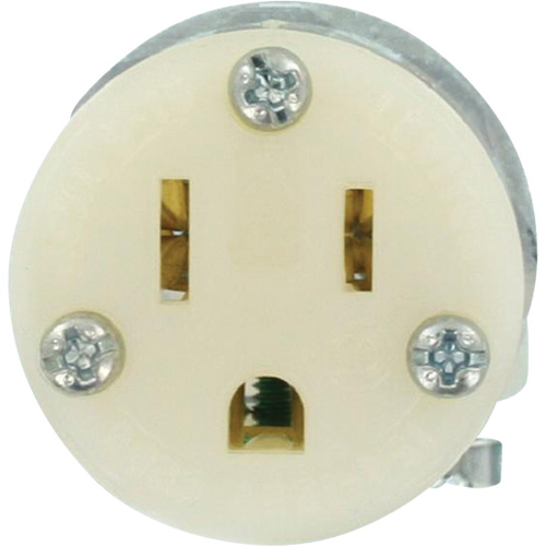 Connecteur de prise de rallonge de qualit&eacute; hospitali&egrave;re, 5-15R, Nylon We Share Industrial Supply