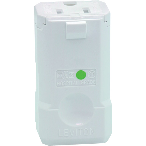 Connecteur de prise de rallonge de qualit&eacute; hospitali&egrave;re, 5-15R, Nylon We Share Industrial Supply