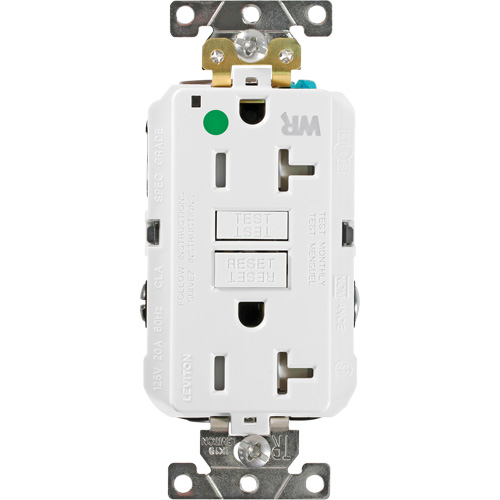 SmartlockPro&reg; Extra Heavy-Duty Self-Test GFCI Receptacle We Share Industrial Supply