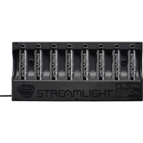 8-Unit USB Battery Charger & Batteries We Share Industrial Supply