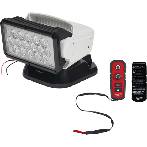 Projecteur orientable polyvalent &agrave; t&eacute;l&eacute;commande, DEL, 4250 lumens We Share Industrial Supply