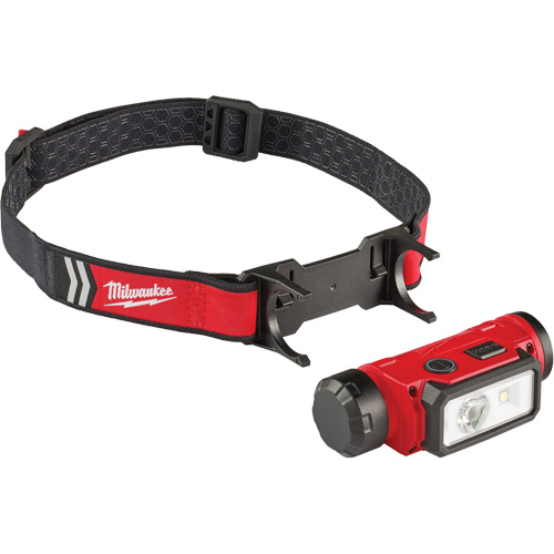 Lampe frontale pour casque de s&eacute;curit&eacute; USB REDLITHIUM, DEL, 600 lumens, 5 hres de fonctionnement, piles Rechargeable We Share Industrial Supply