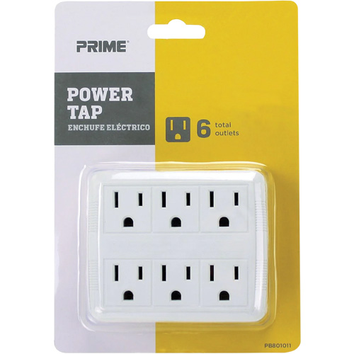 Prise d'alimentation, 6 Prise(s), 15 A, 1875 W, 125 V We Share Industrial Supply