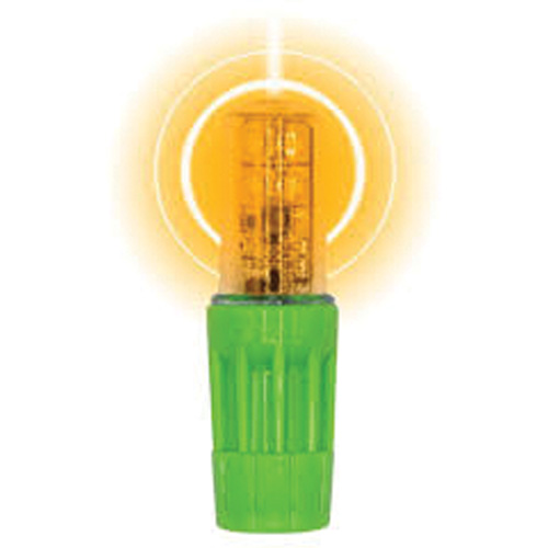 Lampe &agrave; DEL tr&egrave;s lumineuse Rocket II pour les fouets d'avertissement style &agrave; douille 1156, Clignotement, Ambr&eacute;e We Share Industrial Supply