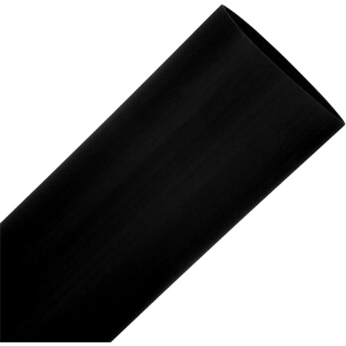 Black Heat Shrink Tubing, Thin Wall, 100', 0.75" (19.05 mm) - 1.5" (38.1 mm) We Share Industrial Supply