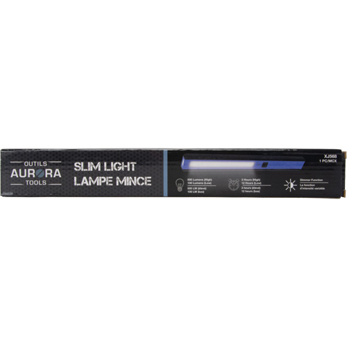 Lumi&egrave;re &eacute;troite, Crochet, Rechargeable, 500 lumens We Share Industrial Supply