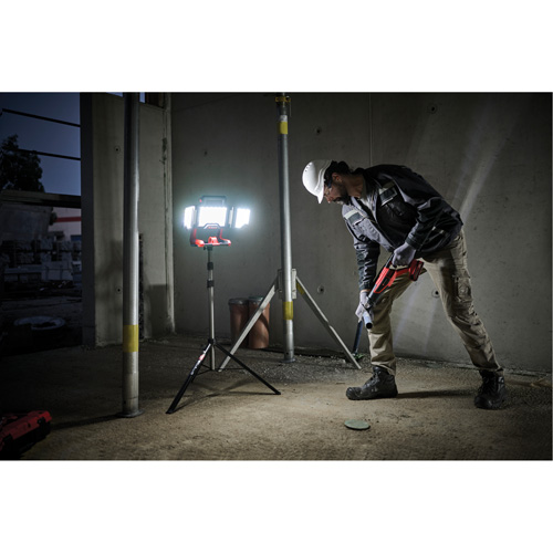 18V Professional Cordless Folding Panel Work Light on Tripod, LED, 3600 Lumens We Share Industrial Supply