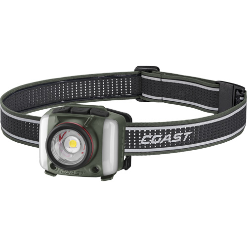 Lampe frontale FL97R &agrave; trois couleurs avec syst&egrave;me Twist Focus et commande vocale, DEL, 830 lumens, 2 hres de fonctionnement, piles Rechargeable We Share Industrial Supply