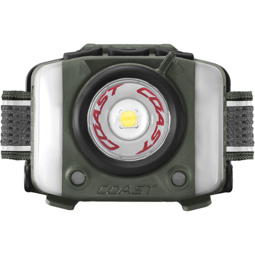 Lampe frontale FL97R &agrave; trois couleurs avec syst&egrave;me Twist Focus et commande vocale, DEL, 830 lumens, 2 hres de fonctionnement, piles Rechargeable We Share Industrial Supply