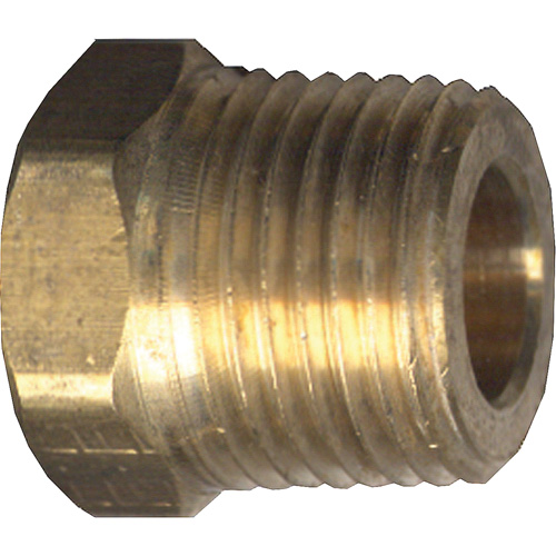 Bouchon creux &agrave; t&ecirc;te hexagonale, Tuyau, 1/4" dia., Laiton We Share Industrial Supply