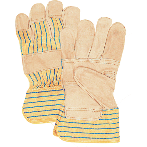 Premium Patch-Palm Fitters Gloves, X-Large, Grain Cowhide Palm, Cotton Inner Lining We Share Industrial Supply