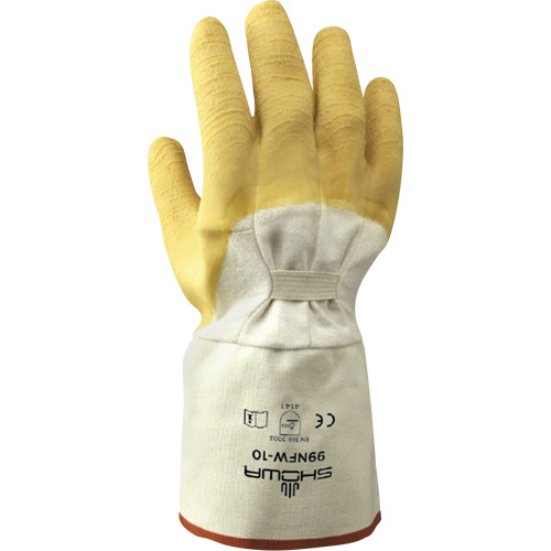 Gants robustes 99NFW, 10/Grand, R&ecirc;vetement Latex de caoutchouc, Enveloppe en Coton We Share Industrial Supply