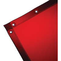 Rideau pour soudure, 72" x 72", Orange We Share Industrial Supply