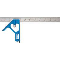 &eacute;querre combin&eacute;e True Blue, 12" lo, 1/16" Graduations, Acier, Ordinaire We Share Industrial Supply