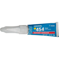 454 Prism&reg; Instant Adhesive Gel, Clear, Tube, 3 g We Share Industrial Supply