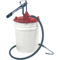 Manual Lubrication Pumps - Dual Leverage Dispensers, Zinc, 2.6 oz./Stroke, Fits 5 gal. We Share Industrial Supply