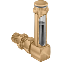 Indicateurs de niveau &agrave; liquide en laiton - Raccords universels, Filet&eacute;, 8-11/16" lo, 225°F (107,22° C) We Share Industrial Supply