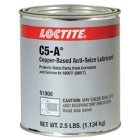 Lubrifiant antiblocage au cuivre Loctite 8008 C5-A, 2,5 lb, Canette, 1800°F (982°C) Temp&eacute;rature max. We Share Industrial Supply