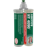 Adh&eacute;sif hybride pour r&eacute;parations structurales HY 4090, Deux composants, Cartouche double, 400 g, Blanc cass&eacute; We Share Industrial Supply