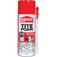 Scellant en mousse isolante pour trous & fissures Titefoam, Canette a&eacute;rosol, Blanc We Share Industrial Supply