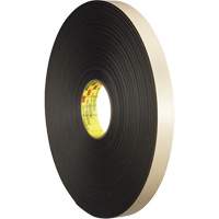 Ruban double face en mousse, 66 m (216') lo x 12,7 mm (1/2") la, 31 mils, Poly&eacute;thyl&egrave;ne We Share Industrial Supply