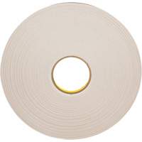 Ruban double face en mousse, 66 m (216') lo x 12,7 mm (1/2") la, 31 mils, Poly&eacute;thyl&egrave;ne We Share Industrial Supply