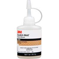 Scotch-Weld Instant Adhesive CA4, Clear, Bottle, 1 oz. We Share Industrial Supply