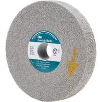 Scotch-Brite EXL Deburring Wheels, 6" x 1", 1" Arbor, Aluminum Oxide We Share Industrial Supply