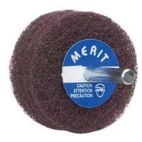 Abrasotex Non-Woven Disc Wheel, 3" Dia. x 1" W, 1/4" Arbor, Aluminum Oxide We Share Industrial Supply