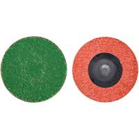 Zirc Plus Quick-Change Cloth Disc, 2" Dia., 40 Grit, Zirconia Alumina We Share Industrial Supply