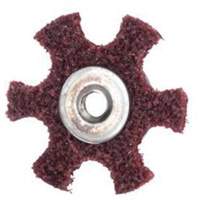 Abrasotex Surface Preparation Star, 2" Dia., Medium Grit, Aluminum Oxide We Share Industrial Supply