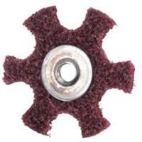 Abrasotex Surface Preparation Star, 4" Dia., Medium Grit, Aluminum Oxide We Share Industrial Supply