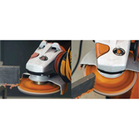 Disque &agrave; lamelles Enduro-Flex, 4-1/2" x 5/8"-11, Type 27, Grain 40, Alumine de zirconium We Share Industrial Supply