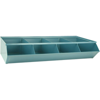 Sectional Bin Units, 100 lbs. Cap., 37" W x 18-3/4" D x 7-1/2" H, Blue We Share Industrial Supply